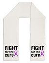 Fight for the Cure - Purple Ribbon Crohn’s Disease Adult Fleece 64&#x22; Scarf-TooLoud-White-One-Size-Adult-Davson Sales