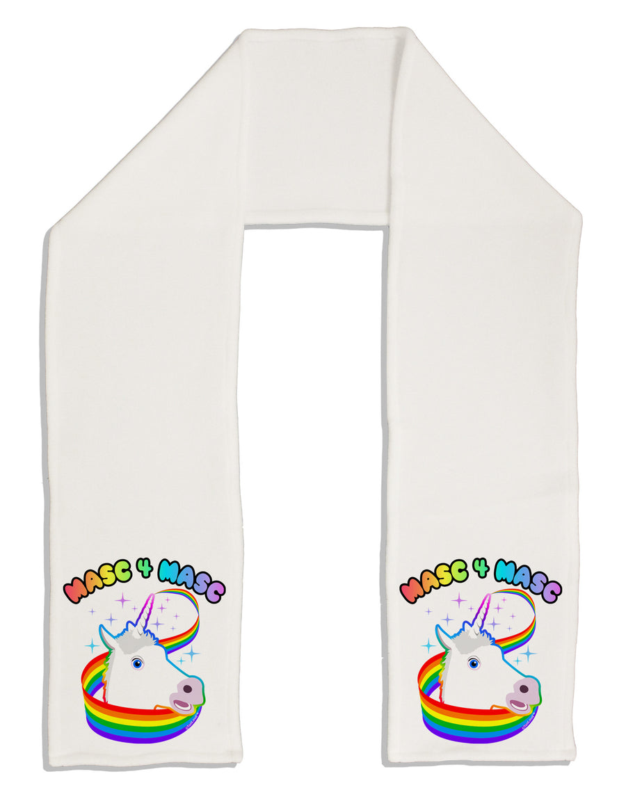 Masc 4 Masc Pranciful Unicorn Adult Fleece 64&#x22; Scarf-TooLoud-White-One-Size-Adult-Davson Sales