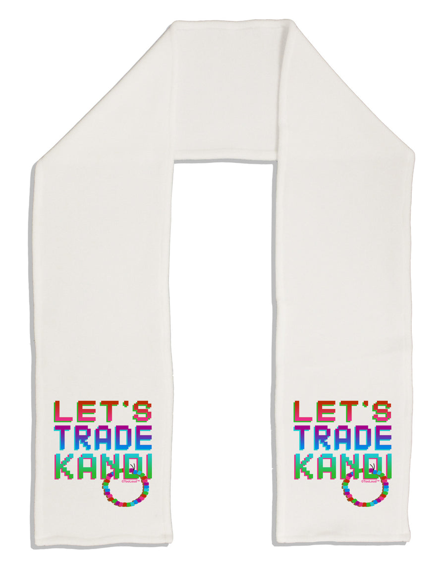 Let's Trade Kandi Adult Fleece 64&#x22; Scarf-TooLoud-White-One-Size-Adult-Davson Sales