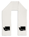 Washington - United States Shape Adult Fleece 64&#x22; Scarf-TooLoud-White-One-Size-Adult-Davson Sales