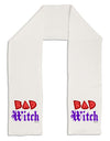 Bad Witch Color Red Adult Fleece 64&#x22; Scarf-TooLoud-White-One-Size-Adult-Davson Sales