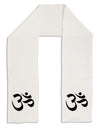 Om Symbol Adult Fleece 64&#x22; Scarf-TooLoud-White-One-Size-Adult-Davson Sales