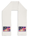 Blue Mesa Reservoir Surreal Adult Fleece 64&#x22; Scarf-TooLoud-White-One-Size-Adult-Davson Sales