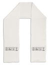 Classy - Periodic table of Elements Adult Fleece 64&#x22; Scarf by TooLoud-TooLoud-White-One-Size-Adult-Davson Sales