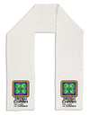 Pixel Irish Charm Item Adult Fleece 64&#x22; Scarf-TooLoud-White-One-Size-Adult-Davson Sales