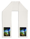 Tropical Skyline Adult Fleece 64&#x22; Scarf-TooLoud-White-One-Size-Adult-Davson Sales