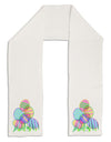 Gel Look Easter Eggs Adult Fleece 64&#x22; Scarf-TooLoud-White-One-Size-Adult-Davson Sales