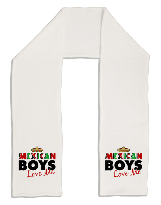 Mexican Boys Love Me Adult Fleece 64&#x22; Scarf-TooLoud-White-One-Size-Adult-Davson Sales