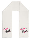 Twerk To EDM Pink Adult Fleece 64&#x22; Scarf-TooLoud-White-One-Size-Adult-Davson Sales