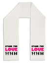 Stand For Love Pink Adult Fleece 64&#x22; Scarf-TooLoud-White-One-Size-Adult-Davson Sales