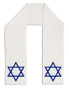 Jewish Star of David Adult Fleece 64&#x22; Scarf by TooLoud-TooLoud-White-One-Size-Adult-Davson Sales