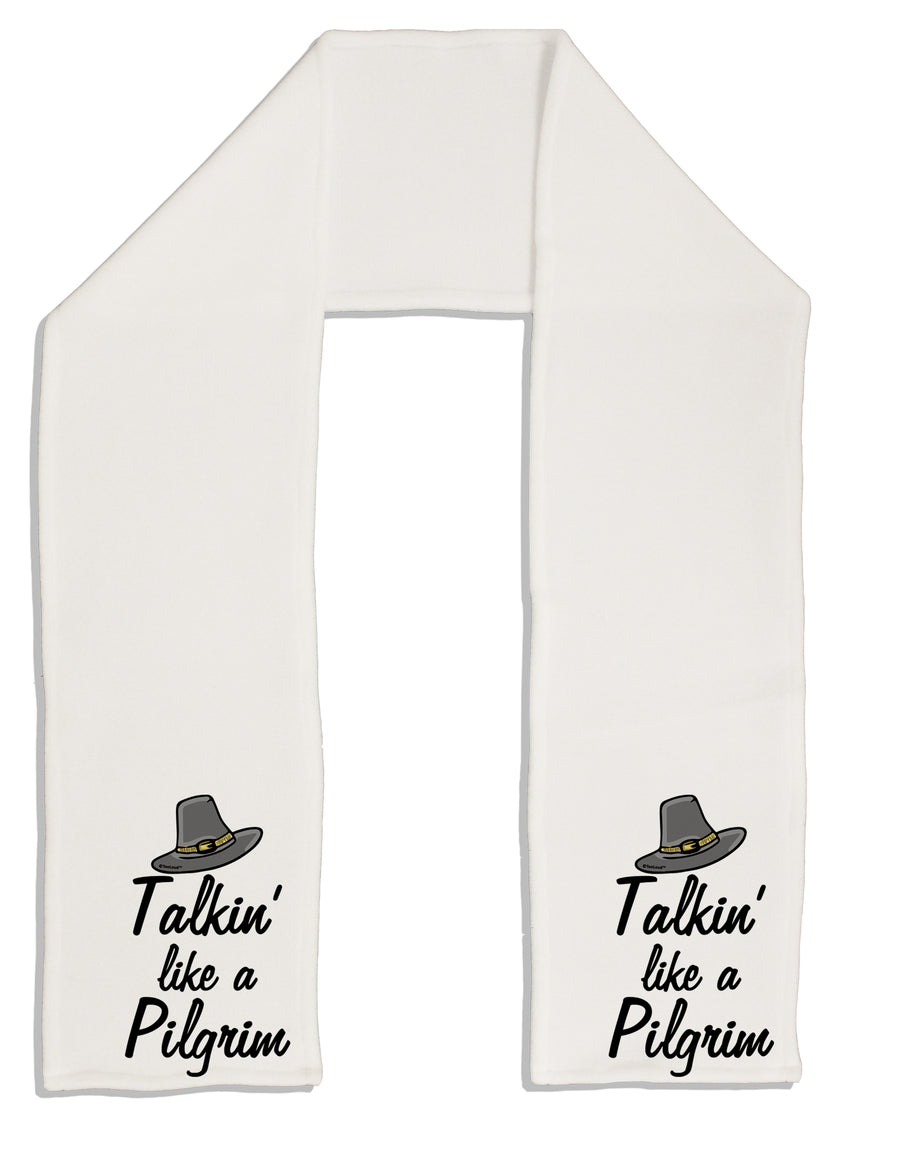 Talkin Like a Pilgrim Adult Fleece 64 Inch Scarf-Scarves-TooLoud-White-One-Size-Adult-Davson Sales