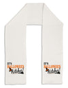 It's Halloween Witches Hat Adult Fleece 64" Scarf-TooLoud-White-One-Size-Adult-Davson Sales