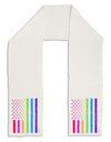 American Pride - Rainbow Flag Adult Fleece 64&#x22; Scarf-TooLoud-White-One-Size-Adult-Davson Sales