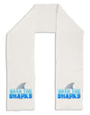 Save The Sharks - Fin Color Adult Fleece 64&#x22; Scarf by TooLoud-TooLoud-White-One-Size-Adult-Davson Sales