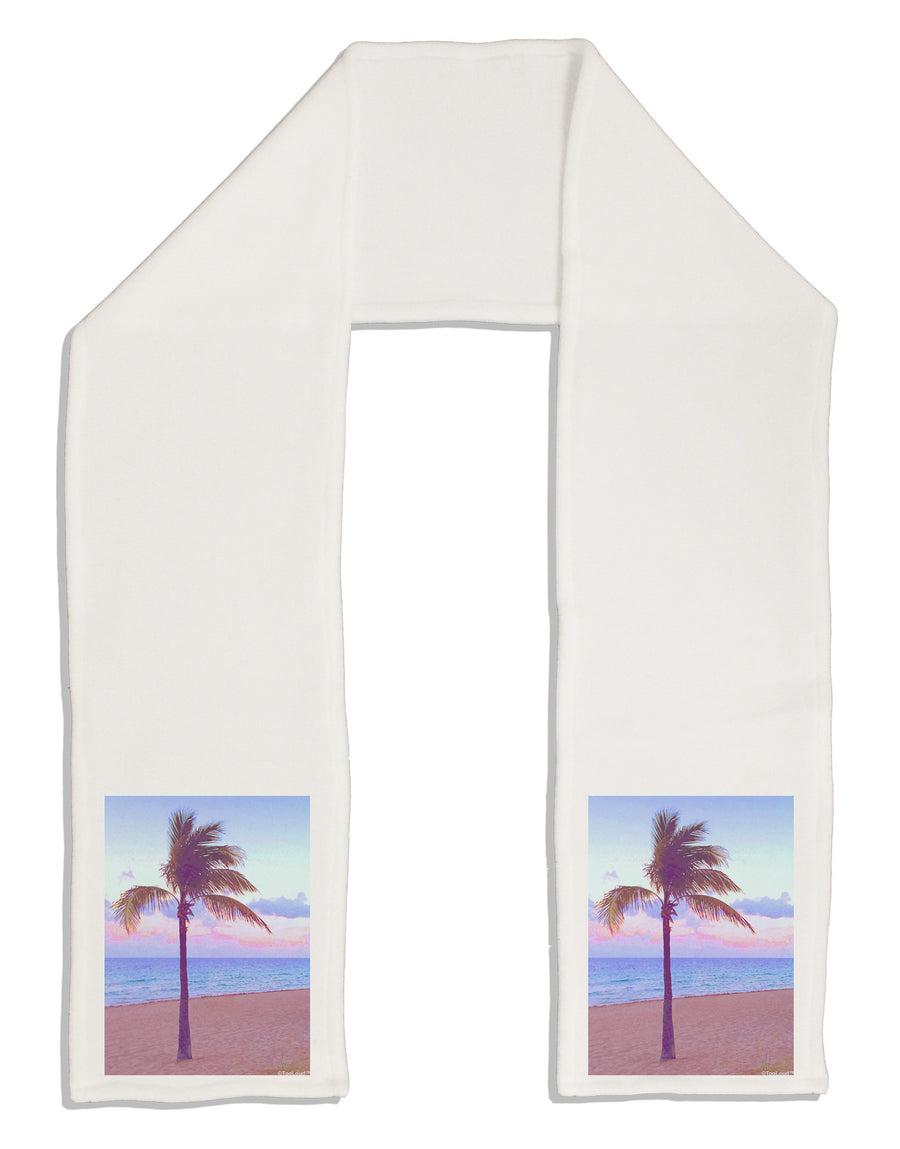 Palm Tree Beach Filter Adult Fleece 64&#x22; Scarf-TooLoud-White-One-Size-Adult-Davson Sales