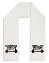 Installing Muscles Adult Fleece 64&#x22; Scarf-TooLoud-White-One-Size-Adult-Davson Sales