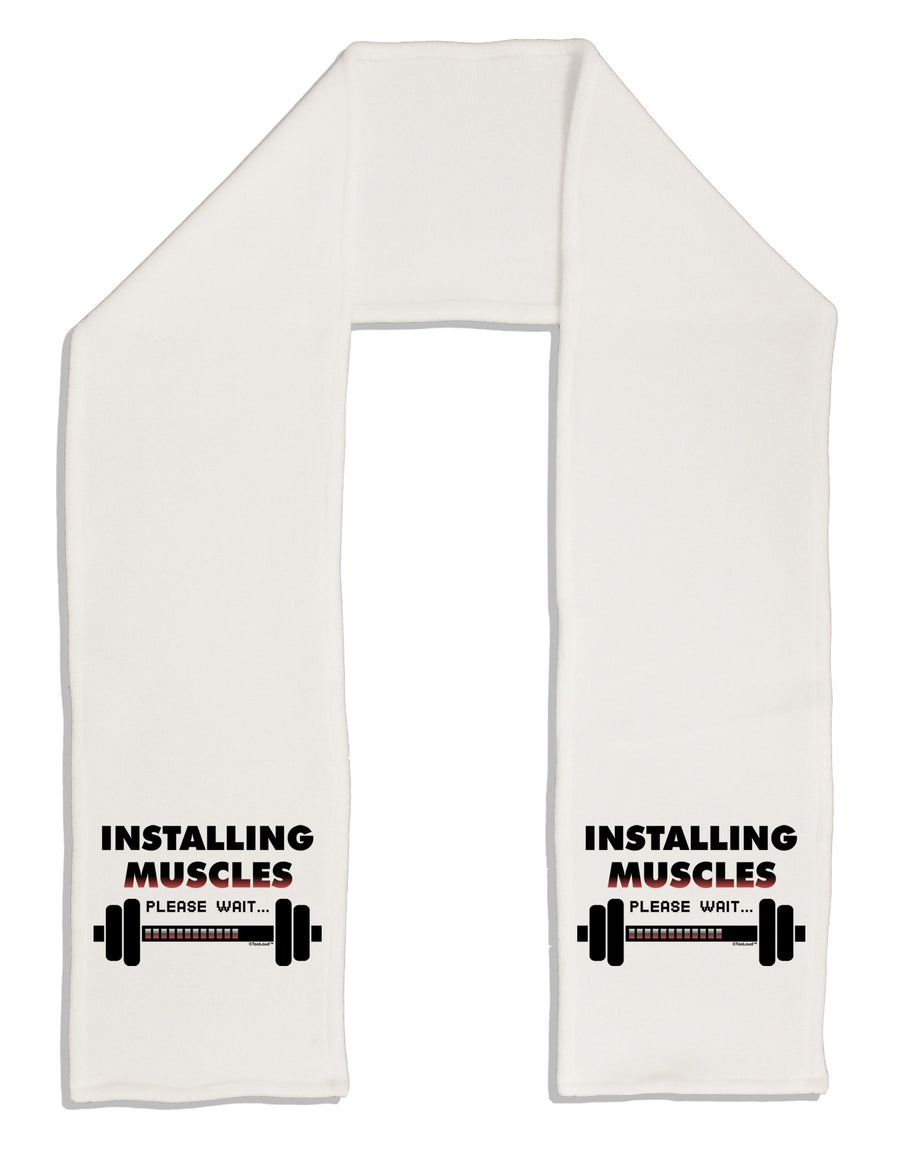 Installing Muscles Adult Fleece 64&#x22; Scarf-TooLoud-White-One-Size-Adult-Davson Sales