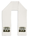 Proud Army Dad Adult Fleece 64&#x22; Scarf-TooLoud-White-One-Size-Adult-Davson Sales