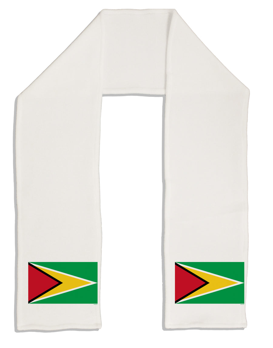 TooLoud Guyana Flag Adult Fleece 64 Inch Scarf-Scarves-TooLoud-White-One-Size-Adult-Davson Sales