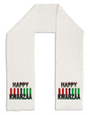 Happy Kwanzaa Candles Adult Fleece 64&#x22; Scarf-TooLoud-White-One-Size-Adult-Davson Sales