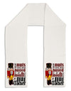 More Nuts Busted - My Mouth Adult Fleece 64&#x22; Scarf by-TooLoud-White-One-Size-Adult-Davson Sales