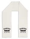 Retired Marines Adult Fleece 64&#x22; Scarf-TooLoud-White-One-Size-Adult-Davson Sales