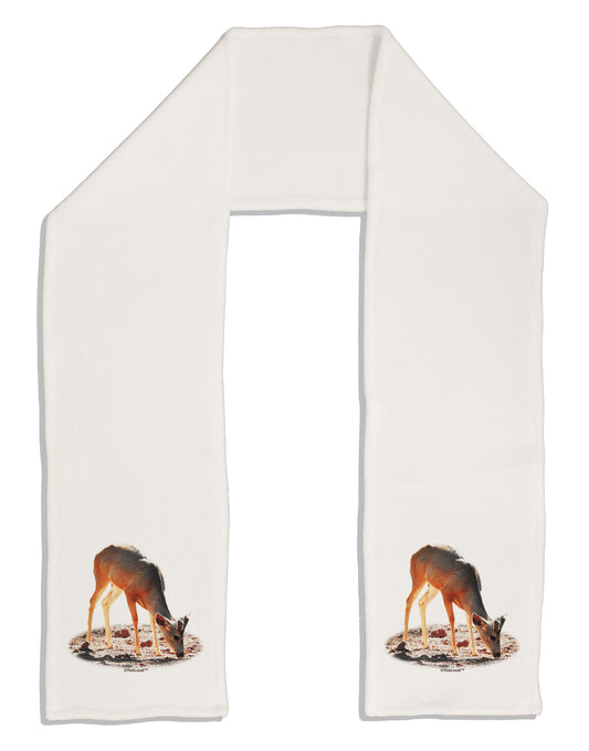 Little Buck Cutout Adult Fleece 64&#x22; Scarf-TooLoud-White-One-Size-Adult-Davson Sales