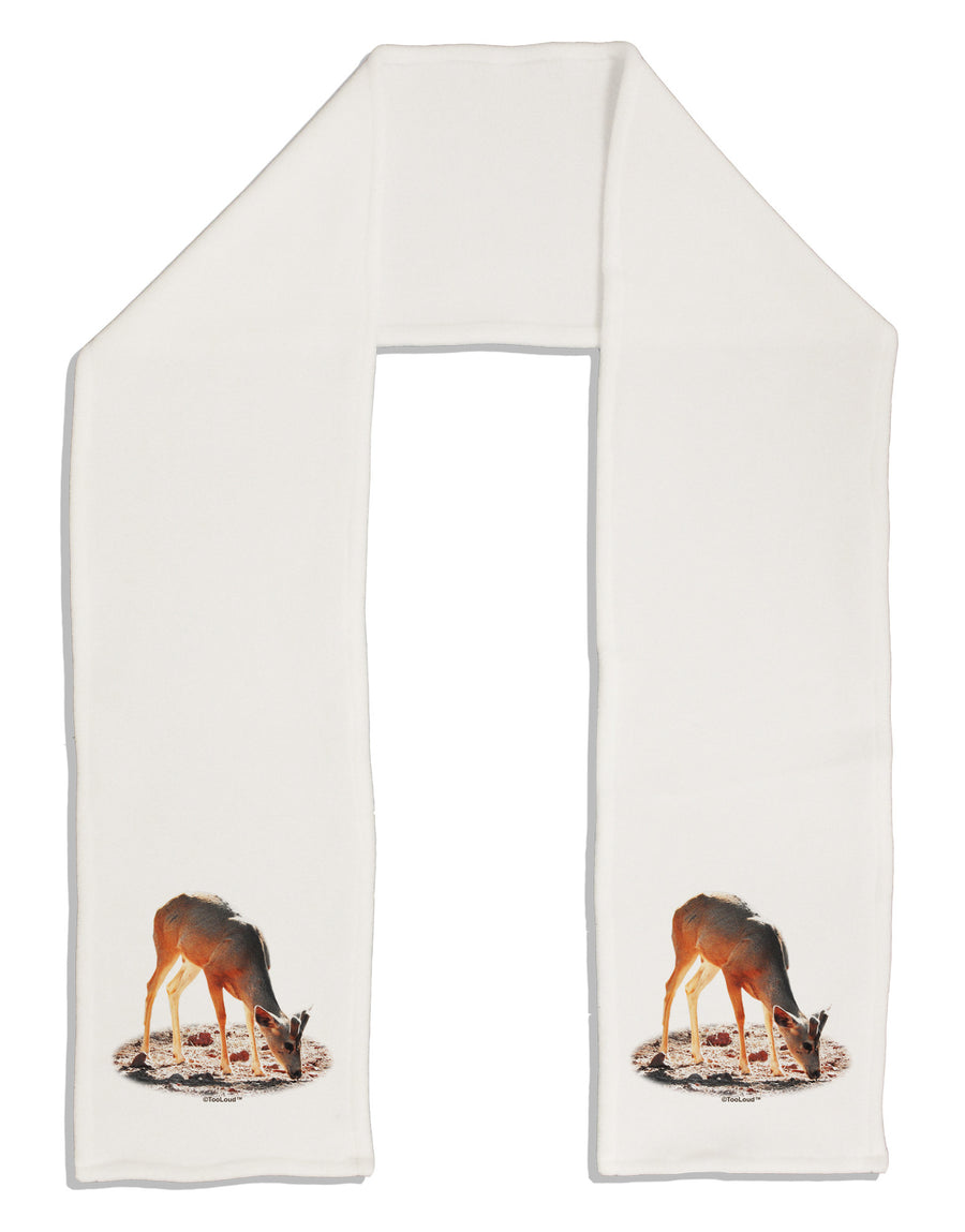 Little Buck Cutout Adult Fleece 64&#x22; Scarf-TooLoud-White-One-Size-Adult-Davson Sales