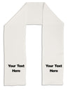 Enter Your Own Words Customized Text Adult Fleece 64&#x22; Scarf-TooLoud-White-One-Size-Adult-Davson Sales