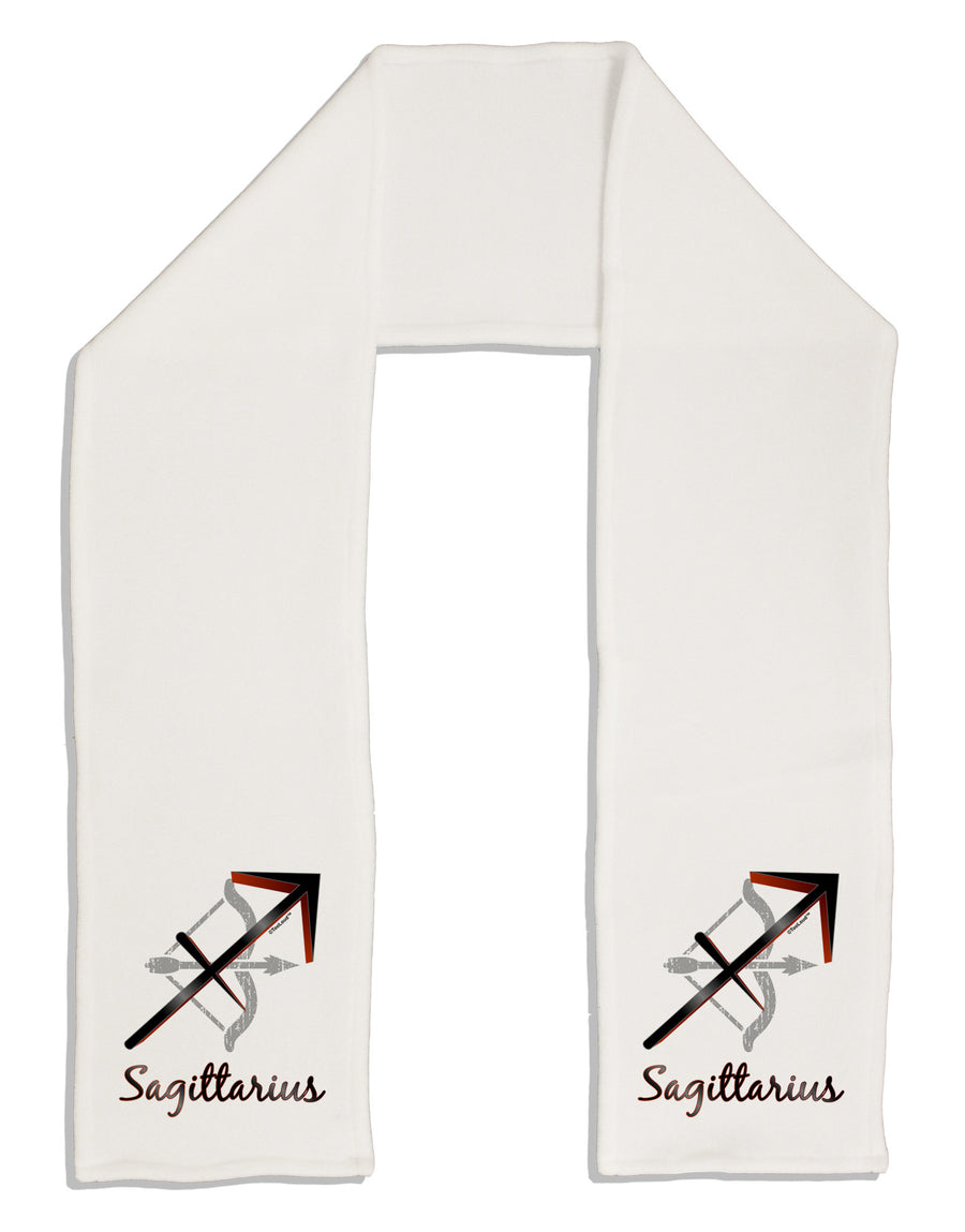 Sagittarius Symbol Adult Fleece 64" Scarf-TooLoud-White-One-Size-Adult-Davson Sales