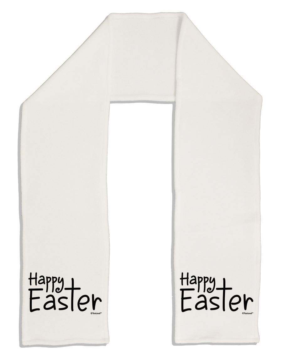 Happy Easter with Cross Adult Fleece 64&#x22; Scarf by TooLoud-TooLoud-White-One-Size-Adult-Davson Sales