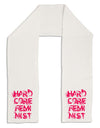 Hardcore Feminist - Pink Adult Fleece 64&#x22; Scarf-TooLoud-White-One-Size-Adult-Davson Sales