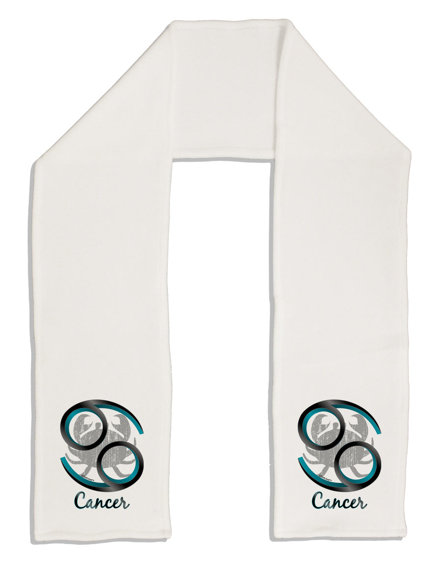 Cancer Symbol Adult Fleece 64" Scarf-TooLoud-White-One-Size-Adult-Davson Sales