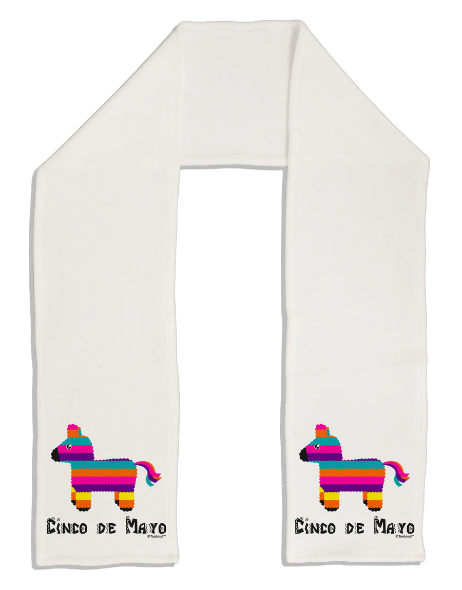 Colorful Pinata Design - Cinco de Mayo Adult Fleece 64&#x22; Scarf by TooLoud-TooLoud-White-One-Size-Adult-Davson Sales