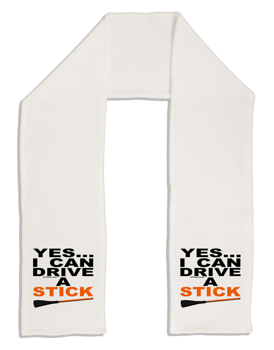 Drive Stick Orange Adult Fleece 64&#x22; Scarf-TooLoud-White-One-Size-Adult-Davson Sales