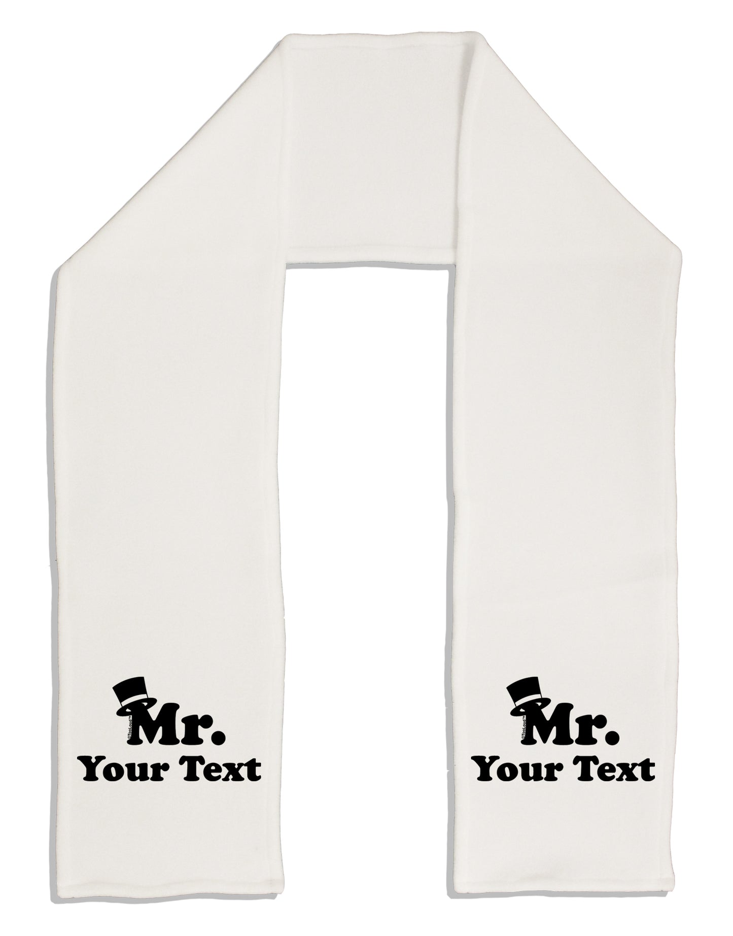 Personalized Mr Classy Adult Fleece 64&#x22; Scarf by TooLoud-TooLoud-White-One-Size-Adult-Davson Sales