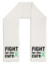 Fight for the Cure - Light Green Ribbon Celiac Disease Adult Fleece 64&#x22; Scarf-TooLoud-White-One-Size-Adult-Davson Sales