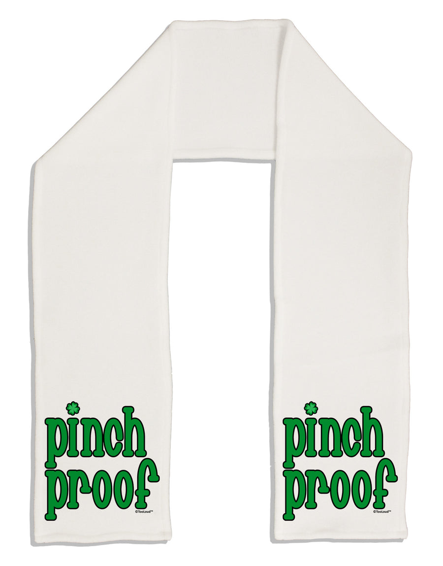 Pinch Proof - St. Patrick's Day Adult Fleece 64&#x22; Scarf by TooLoud-TooLoud-White-One-Size-Adult-Davson Sales