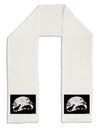 T-Rex and Triceratops Silhouettes Design Adult Fleece 64&#x22; Scarf by TooLoud-TooLoud-White-One-Size-Adult-Davson Sales