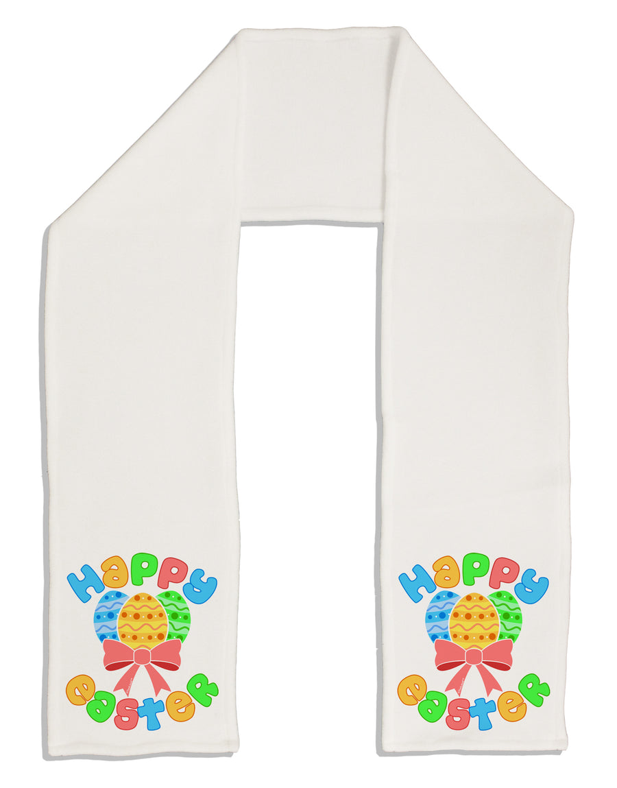 Happy Easter Easter Eggs Adult Fleece 64&#x22; Scarf by TooLoud-TooLoud-White-One-Size-Adult-Davson Sales