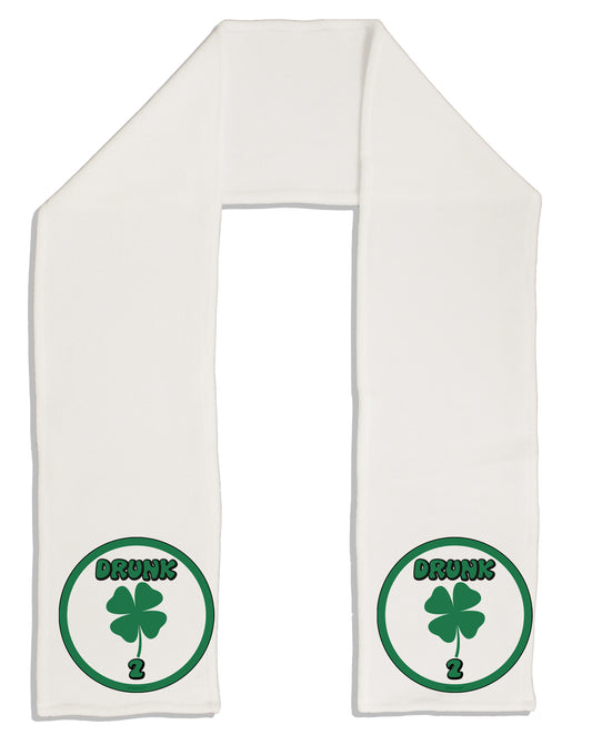 Drunk 2 Funny Adult Fleece 64&#x22; Scarf by TooLoud-TooLoud-White-One-Size-Adult-Davson Sales