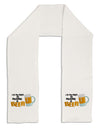 I'd Rather Be Having A Beer Adult Fleece 64&#x22; Scarf-TooLoud-White-One-Size-Adult-Davson Sales