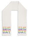 It's My Birthday - Candy Colored Dots Adult Fleece 64&#x22; Scarf by TooLoud-TooLoud-White-One-Size-Adult-Davson Sales