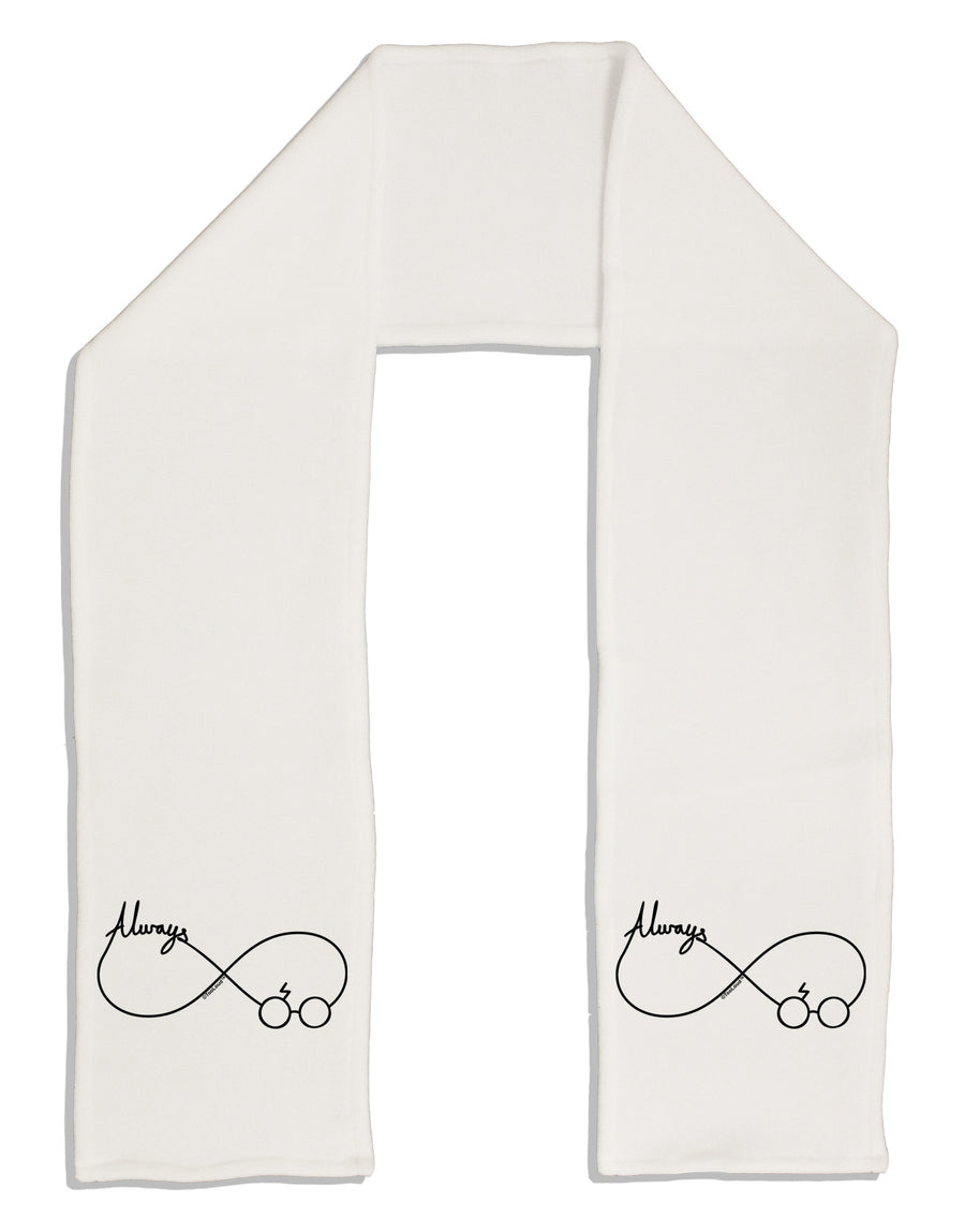 Always Infinity Symbol Adult Fleece 64&#x22; Scarf-TooLoud-White-One-Size-Adult-Davson Sales