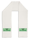 Happy Tax Day Adult Fleece 64&#x22; Scarf-TooLoud-White-One-Size-Adult-Davson Sales