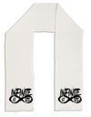 Infinite Lists Adult Fleece 64&#x22; Scarf by TooLoud-TooLoud-White-One-Size-Adult-Davson Sales