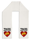 Tacos before Vatos Adult Fleece 64&#x22; Scarf-TooLoud-White-One-Size-Adult-Davson Sales