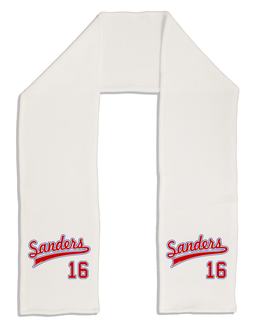 Sanders Jersey 16 Adult Fleece 64" Scarf-TooLoud-White-One-Size-Adult-Davson Sales