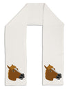 Silly Cartoon Horse Head Adult Fleece 64&#x22; Scarf-TooLoud-White-One-Size-Adult-Davson Sales